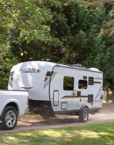 Travel Trailer Camper with True Course Electronic Sway Control