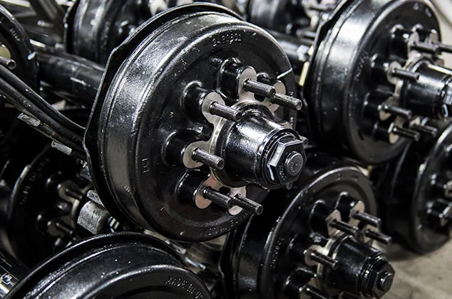 RV Wheel and Axle
