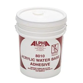 8010 Water Based Adhesive (5 Gallon)