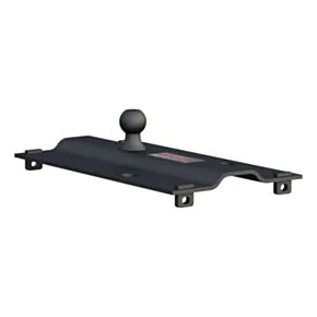 CURT Bent Plate 5th Wheel Rail Gooseneck Hitch with 2-5/16&quot; Ball, 25K (3&quot; Offset) #16055