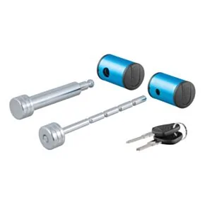 CURT Right-Angle Hitch &amp; Coupler Lock Set (2" Receiver, 1" to 3" Latch) #23505