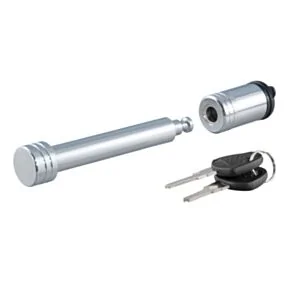 CURT 5/8&quot; Hitch Lock (2&quot; or 2-1/2&quot; Receiver, Barbell, Chrome) #23528