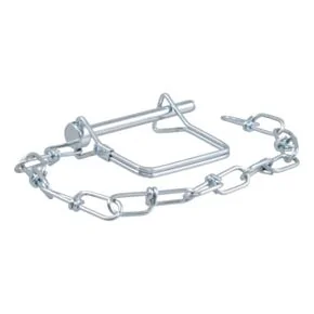 CURT 1/4&quot; Safety Pin with 12&quot; Chain (2-3/4&quot; Pin Length, Packaged) #25013