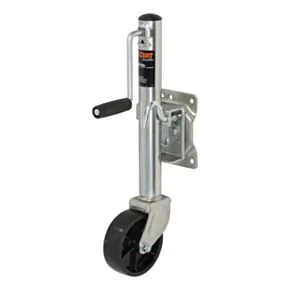 CURT Marine Jack with 6&quot; Wheel (1,200 lbs, 10&quot; Travel) #28112