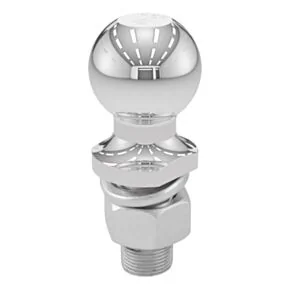 CURT 2&quot; Trailer Ball (1&quot; x 2-1/8&quot; Shank, 6,000 lbs., Chrome, Packaged) #40066