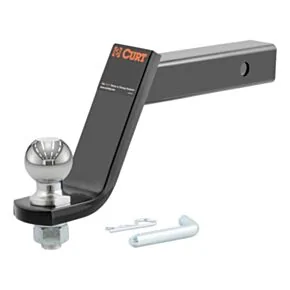 CURT Loaded Ball Mount with 2-5/16&quot; Ball (2&quot; Shank, 7,500 lbs., 6&quot; Drop) #45065