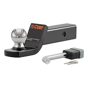 CURT Towing Starter Kit with 2&quot; Ball (2&quot; Shank, 7,500 lbs, 2&quot; Drop) #45141