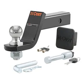 CURT Towing Starter Kit with 2" Ball (2" Shank, 7,500 lbs, 4" Drop) #45554