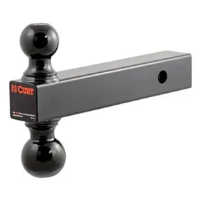 CURT Multi-Ball Mount (2&quot; Solid Shank, 2&quot; &amp; 2-5/16&quot; Black Balls) #45660