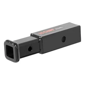CURT Receiver Tube Adapter (2" to 1-1/4" Shank, 3,500 lbs. GTW, 4" Length) #45770