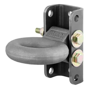 CURT Adjustable Lunette Ring (12,000 lbs., 3&quot; Eye, 7-1/2&quot; Channel Height) #48631