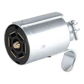 CURT 7-Way RV Blade Connector Plug (Trailer Side, Diecast Metal) #58190