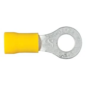 CURT Ring Terminals (12-10 Wire Gauge, 1/4&quot; Stud Size, 100-Pack) #59534