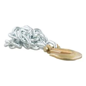 CURT 35&quot; Safety Chain with 1 Clevis Hook (11,700 lbs, Clear Zinc) #80314
