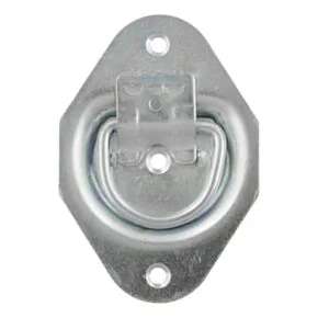 CURT 1-3/8&quot; x 1-7/8&quot; Recessed Tie-Down Ring (1,200 lbs, Clear Zinc) #83601