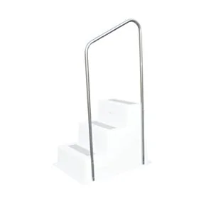 Taylor Made Triple Step Dock Step Handrail, 26&quot;W x 58&quot;H #47301