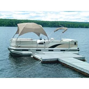 Taylor Made Pontoon Easy-Up Shade 8&#039;L x 102&quot;W x 50&quot;H, Pacific Blue #12003OB