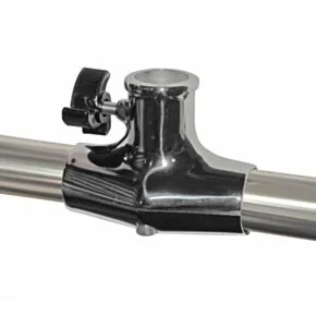 Taylor Made Flag Pole Socket Rail Mount Stainless Steel for 7/8” to 1” Rails with Thumb Screw #973