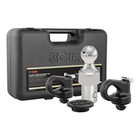 CURT Puck System Gooseneck Hitch Kit, Fits Select Chevy, Ford, GMC, Nissan Trucks, 38,000 lbs. GTW, 2-5/16-Inch Ball, Pucks Required #60639