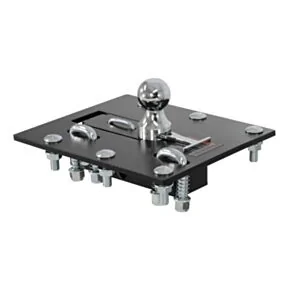 CURT Over-Bed Folding Ball Gooseneck Hitch, 30,000 lbs, 2-5/16-Inch Ball #61052