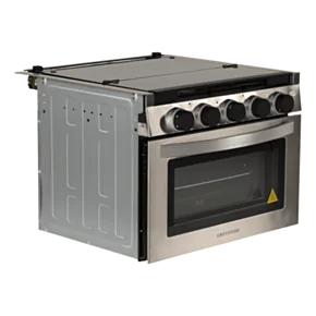 Greystone® Gas RV Range - 12V, 17&quot; Stainless Steel #CF-RV17