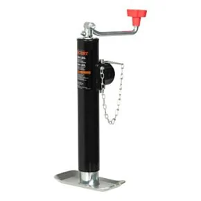CURT Pipe-Mount Swivel Trailer Jack with Top Handle (5,000 lbs, 10&quot; Travel) #25006