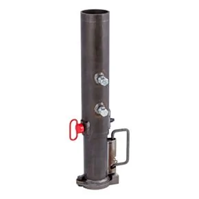 CURT 2-5/16&quot; Adjustable Gooseneck Coupler, 30K, Round Tube #25030
