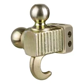 CURT Replacement Hook &amp; Step Dual-Ball for Adjustable Channel Mount (Fits 45904) #45924