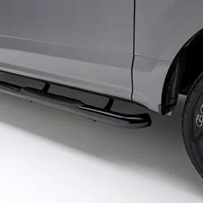 ARIES 204004 3-Inch Round Black Steel Nerf Bars, No-Drill, Fits Select Chevrolet Avalanche, Suburban, GMC Yukon XL