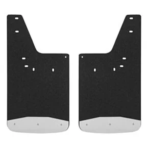 LUVERNE 250932 Front 12-Inch x 23-Inch Textured Rubber Mud Guards, Select Dodge, Ram 1500, 2500, 3500, 4500, 5500, 2 Flaps