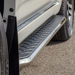 ARIES 2051030 AeroTread 5 x 76-Inch Polished Stainless SUV Running Boards, Select Buick Enclave, Chevrolet Traverse