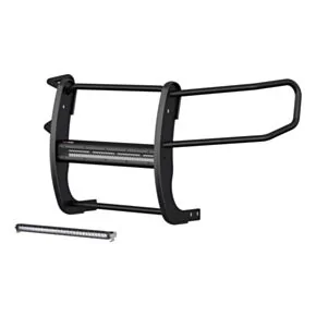 ARIES 2170034 Pro Series Black Steel Grille Guard with Light Bar, Select Toyota 4Runner