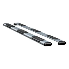 LUVERNE 583114-571346 O-Mega II 114-Inch Silver Aluminum Side Steps, Select Chevrolet Express, GMC Savana 2500, 3500