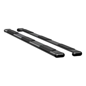 LUVERNE 584114-571447 O-Mega II 114-Inch Black Aluminum Wheel to Wheel Side Steps, Select Chevrolet Silverado, GMC Sierra 1500, 2500, 3500 HD