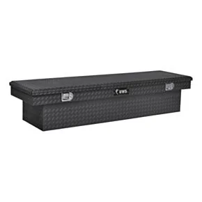 UWS EC10212 60-Inch Gloss Black Heavy-Wall Aluminum Truck Tool Box, RigidCore Lid