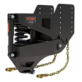 CURT Helux Coil-Spring Gooseneck Pin Box, 2,700 lbs. Pin Weight, 20,000 lbs. Capacity #2024044574