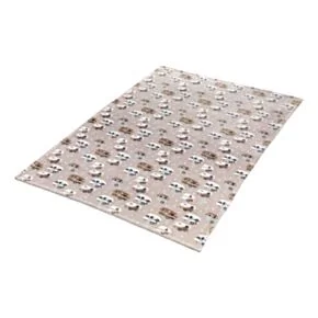 Wander &amp; Rest™ by Lippert Throw Blanket - Happy Camper Design, Tan, 50&quot; x 72&quot; #2024121154