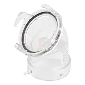 Lippert 45° Clear RV Sewer Adapter #2024121184
