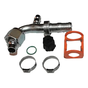 Fitting, Clip-Lok, 90 Deg, 5/8 FO x #12 Hose, w/Low Side Access #313560