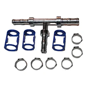 Fitting, Clip-Lok, Tee, #10 x #8 x #8 Hose #313715