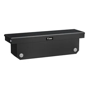 UWS TBSD-72-A-PB-MB Matte Black 72&quot; Deep Angled Push Button Crossover Truck Tool Box
