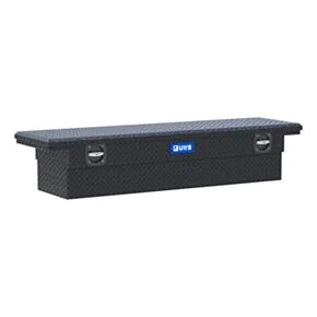 UWS EC50010 Secure Lock 72-Inch Matte Black Heavy-Wall Aluminum Truck Tool Box with Low Profile, RigidCore Lid