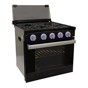 Furrion 3-Burner Gas RV Range with Flame Sense (FFD) - 21", Glass Cover