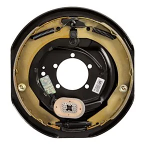 Lippert Electric Trailer Brake Assembly - 12&quot; x 2&quot; Brake Size, 5-Bolt, 5,200-8,000-lb. Hybrid Axles, Left (Driver) Side #298275