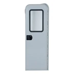 Lippert Motorhome Radius Entry Door with Screen Door - Right Hinge