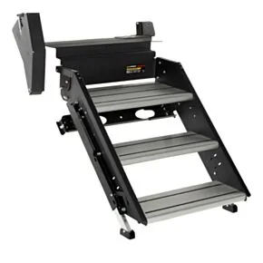 Lippert Solid Step&reg; 4.0 Premium RV Steps with Lift Assist - Triple