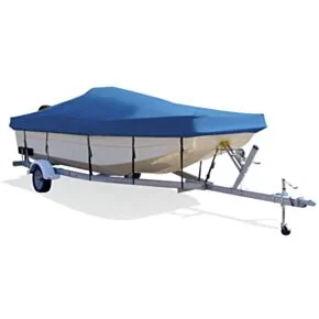 Taylor Made Trailerite Semi-Custom Boat Cover for Center Console Bay Style Boat with Outboard Motor - Includes Motor Hood