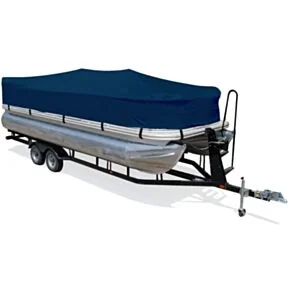 Taylor Made Trailerite Semi-Custom Pontoon Boat Outboard Playpen Boat Cover