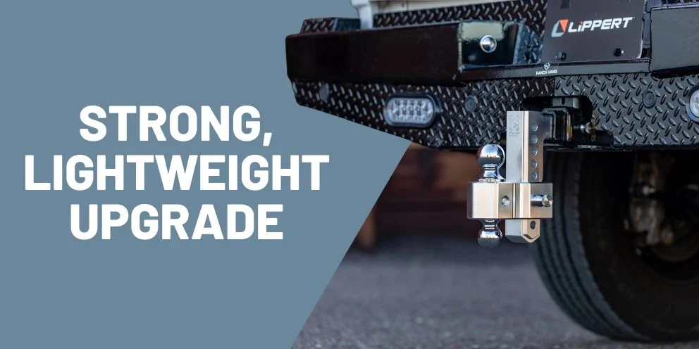 Aluminum Adjustable Hitch Strong Lightweight Upgrade