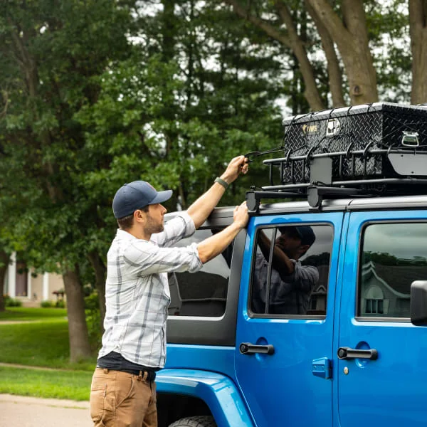 Roof Cargo Carrier Net Strap Down Items